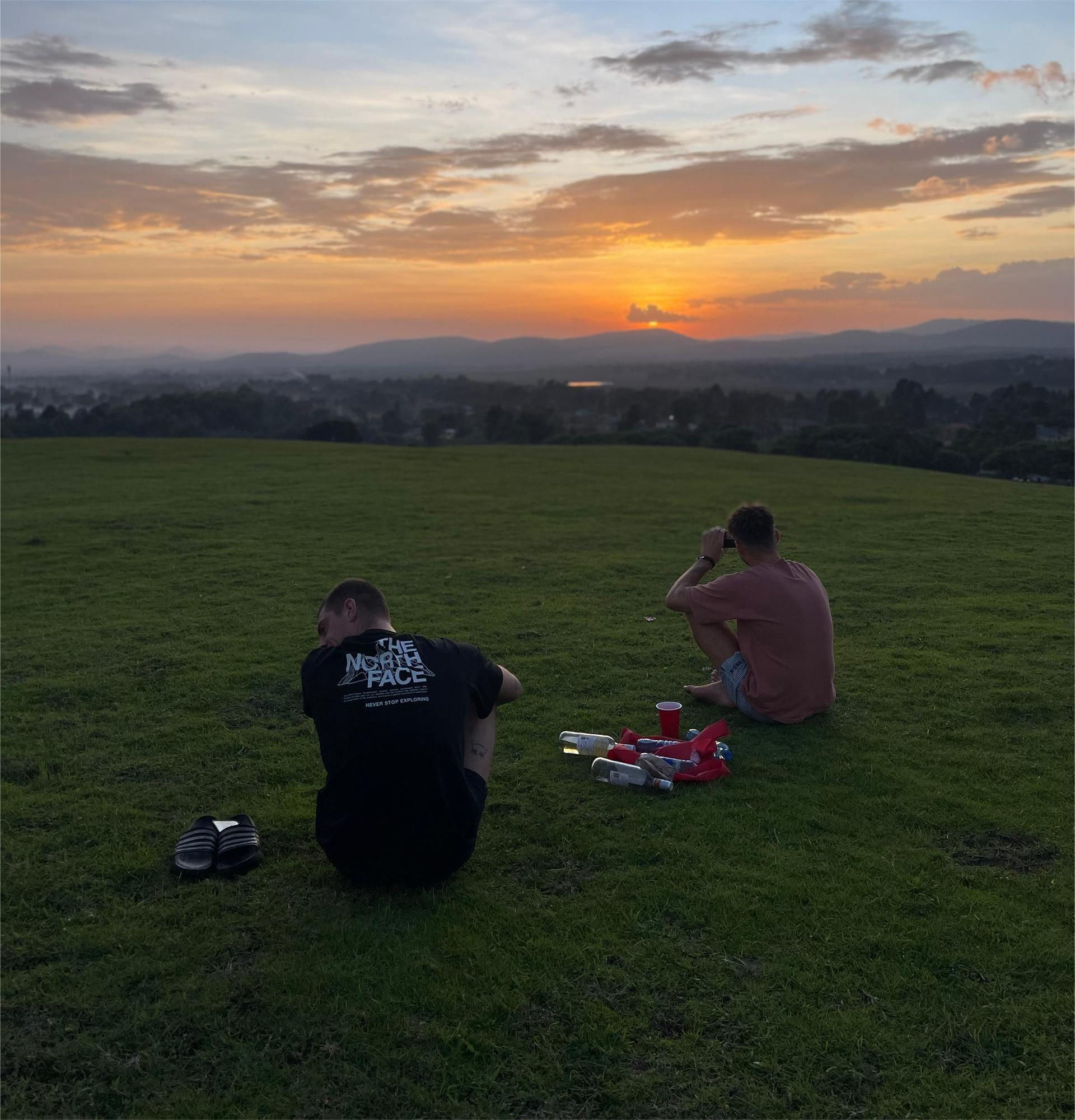 Panoramic landscape view